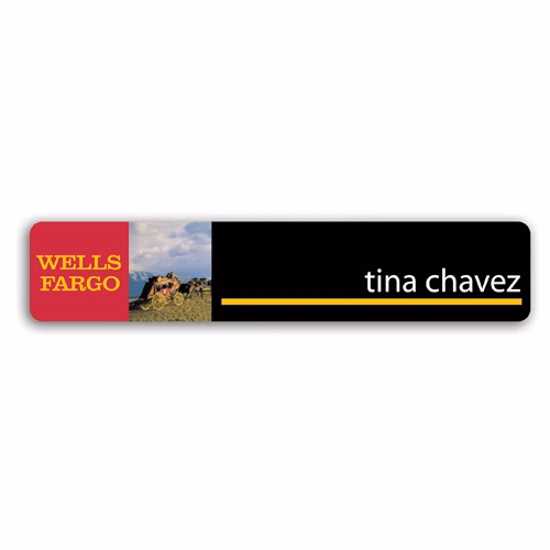Nameplate w/Rounded Corners (10"x2") Rectangle
