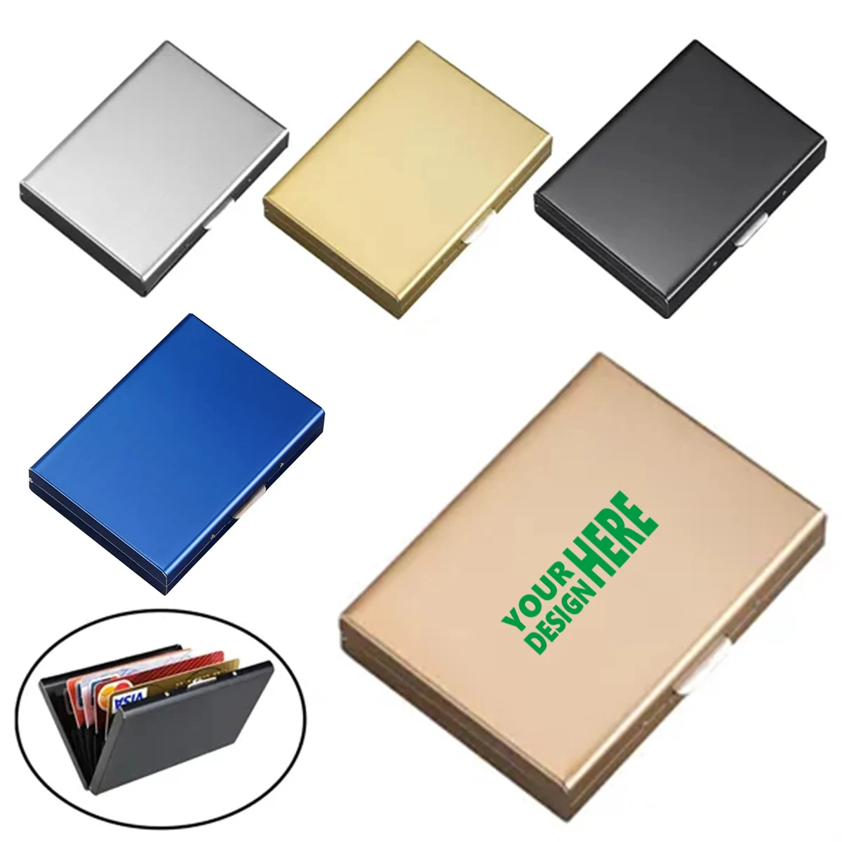 Slim Business Card Case for Men & Women 1