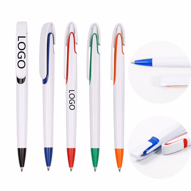 0.5Mm Black Ink Working Pen With Super Clip Ballpoint Pen