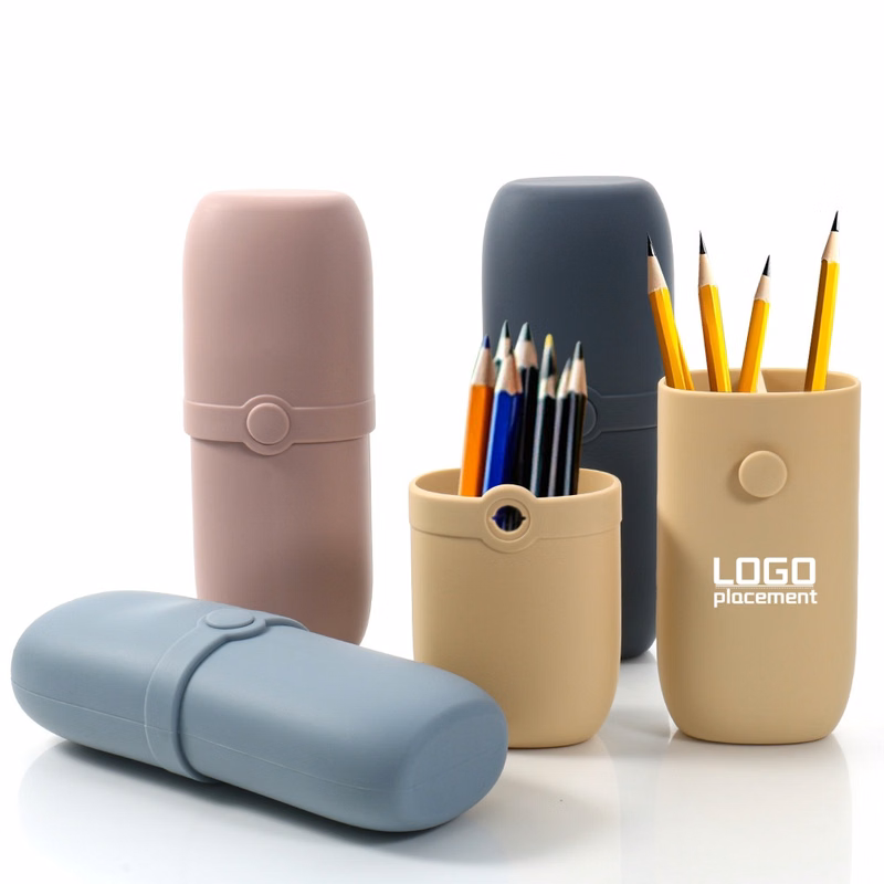 Customized silicone makeup brush storage bag