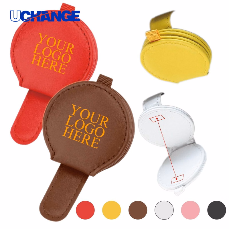 Eyewear PU Leather Car Glasses Clip Tool