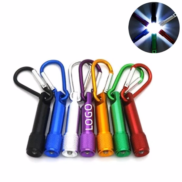 Mini LED Carabiner Keychain Flashlight