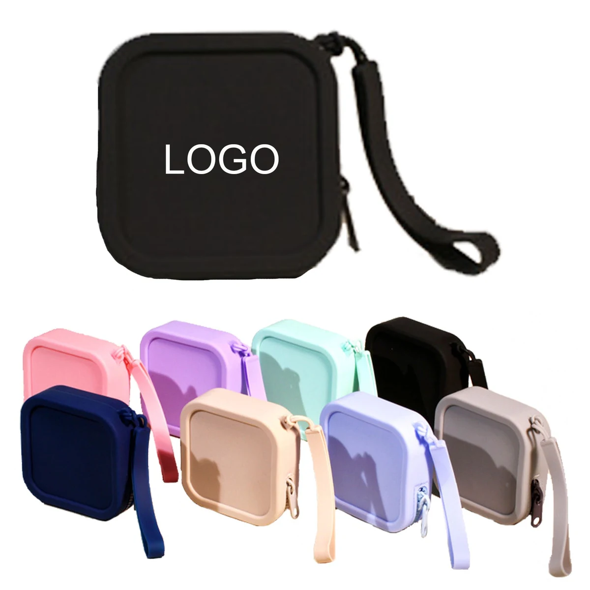 Small Square Silicone Change Bag 1