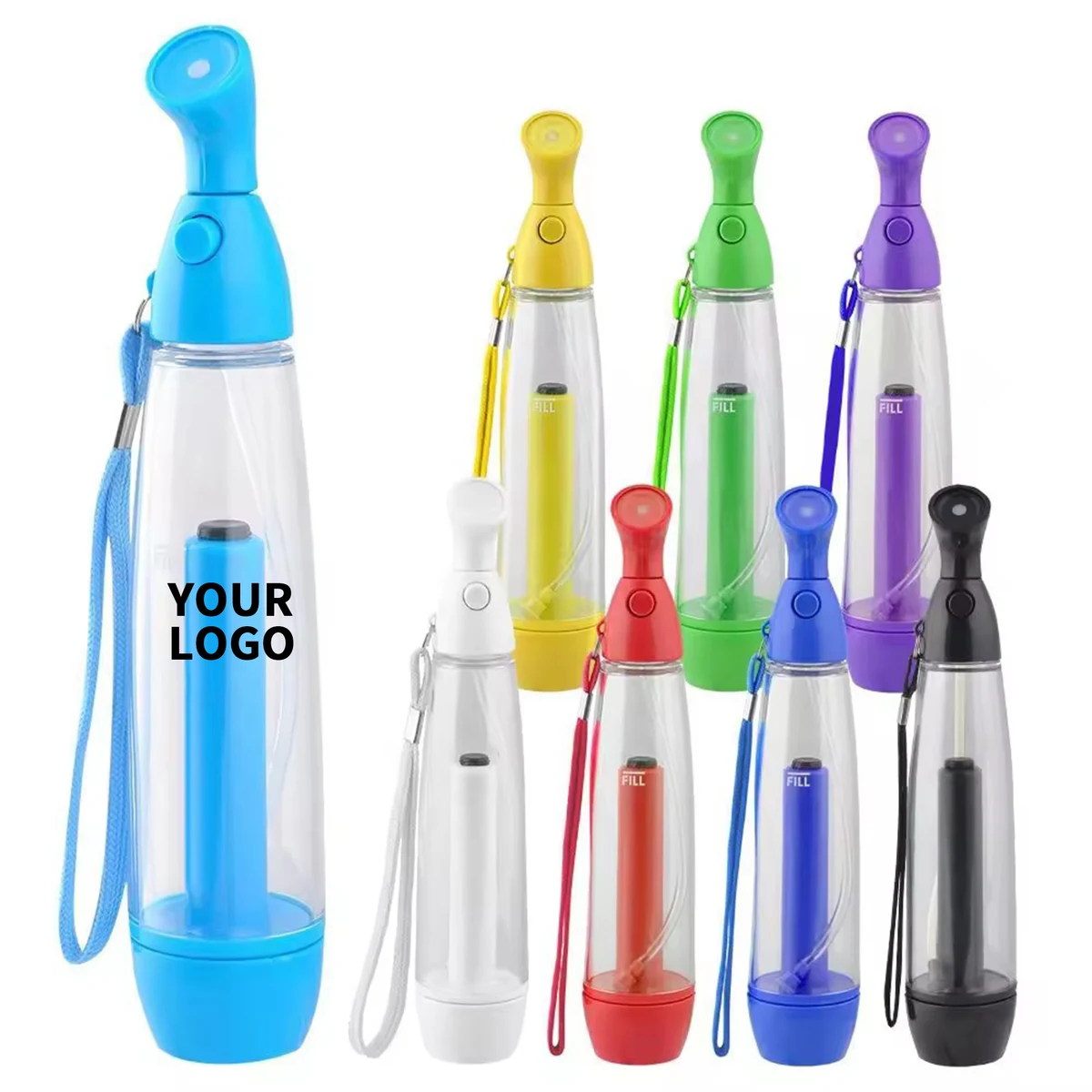 Three Ounce Portable Facial Hydration Sprayer Plastic Bottle 2" x 8.1" 1