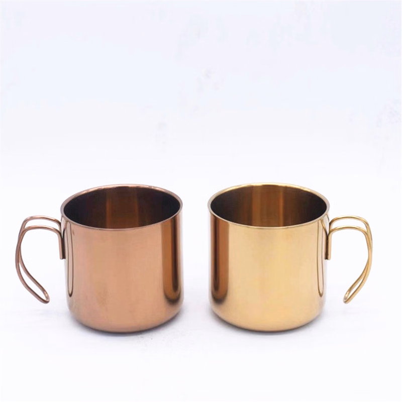 Stainless Steel Mugs With Copper Coating