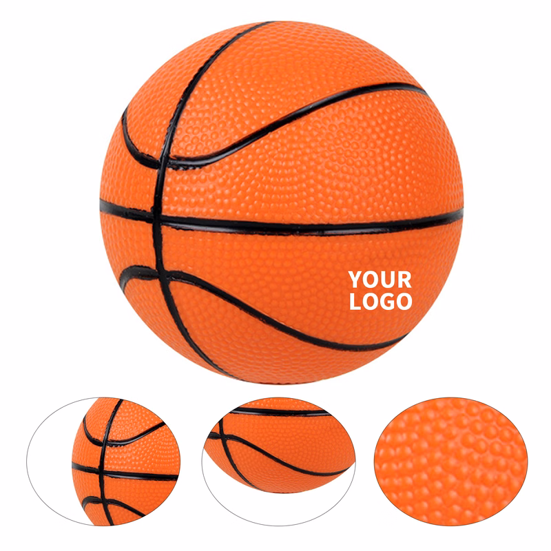 Mini Rubber Training Basketball 5.2" Diameter