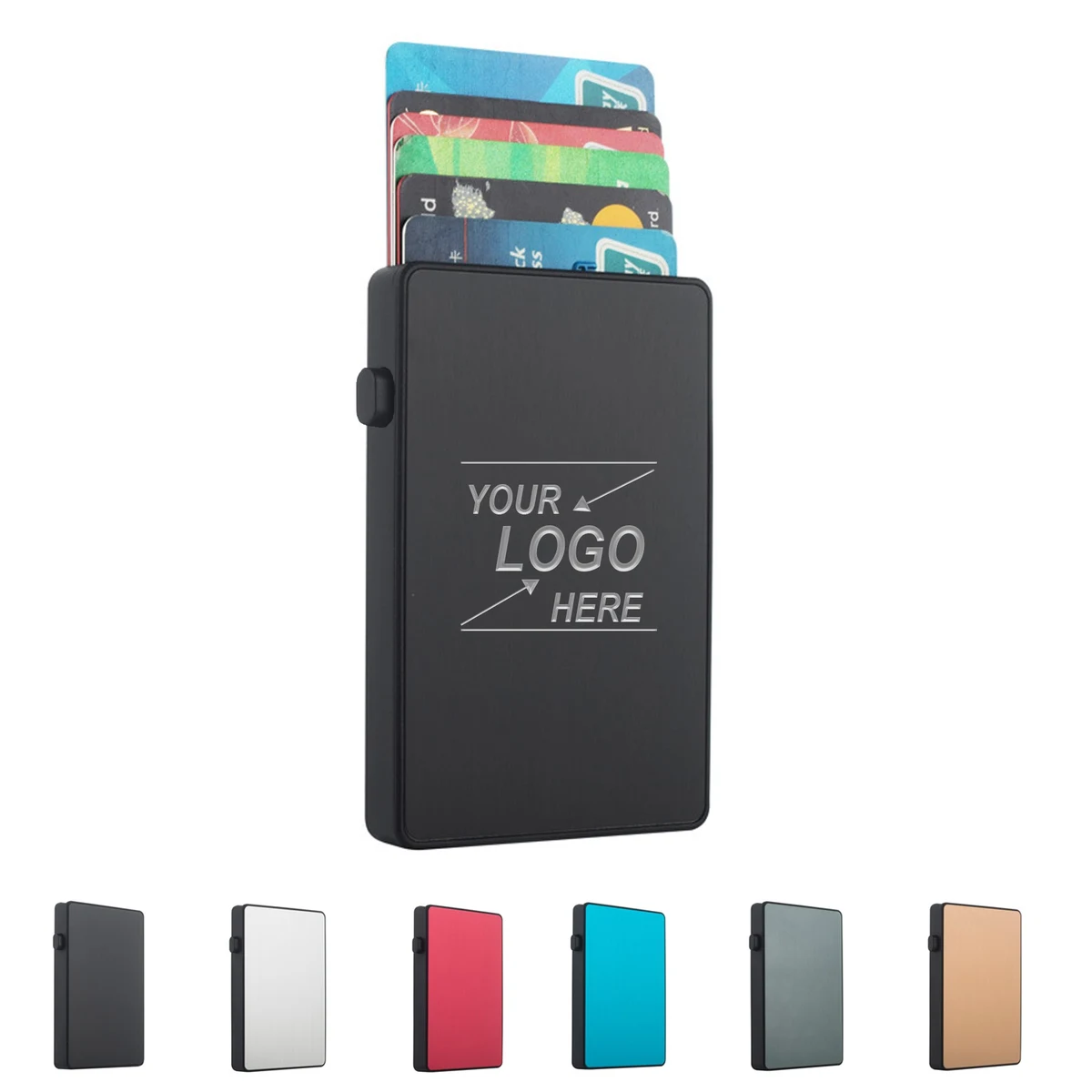 Pop-up Slim Credit Card Holder for 5-6 Cards 1