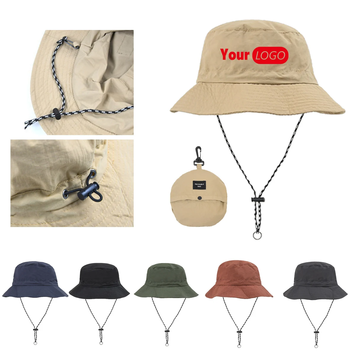 MOQ100 Quick Dry Hiking Hat Customizable Logo 1