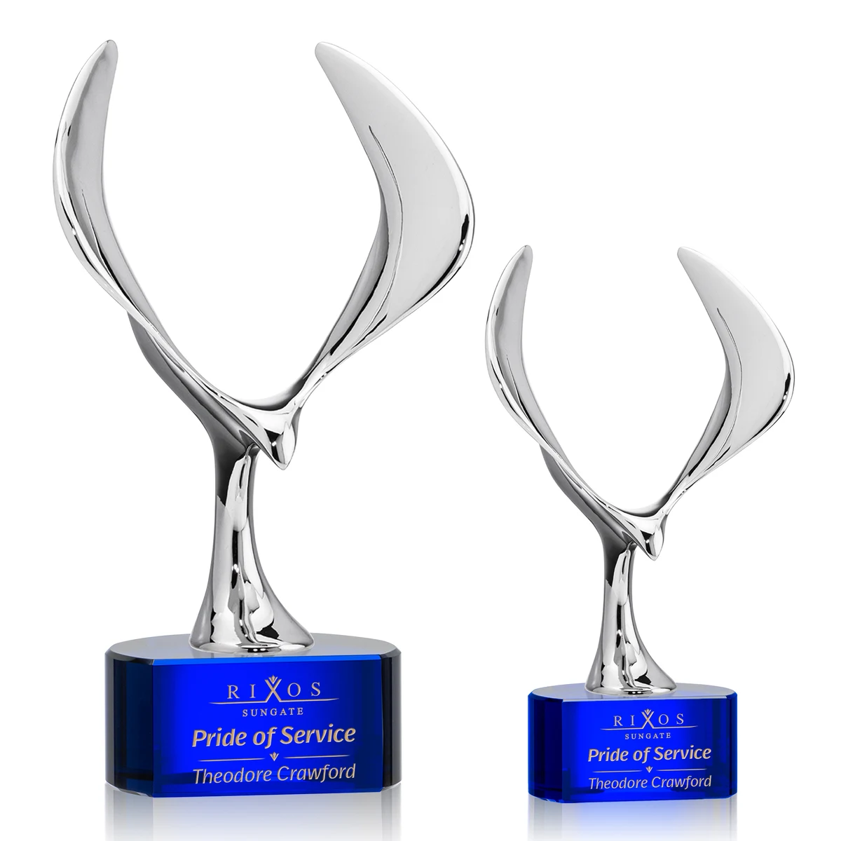 Maverick Eagle Award on Paragon Base - Blue 1