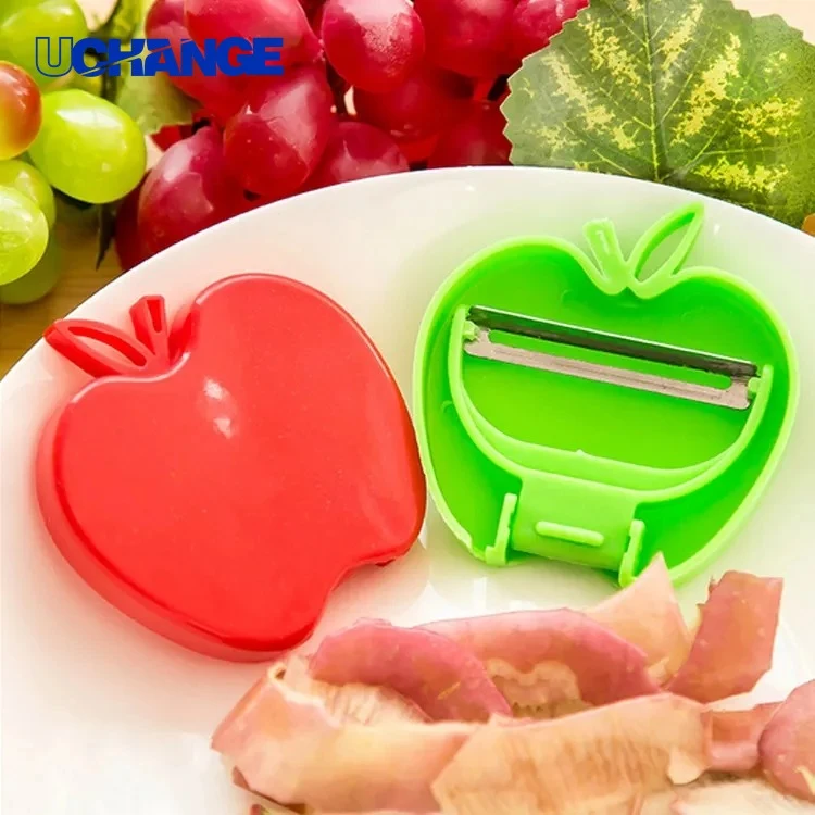 Apple Shape Fruit Peeler Fun Kitchen Tool 1