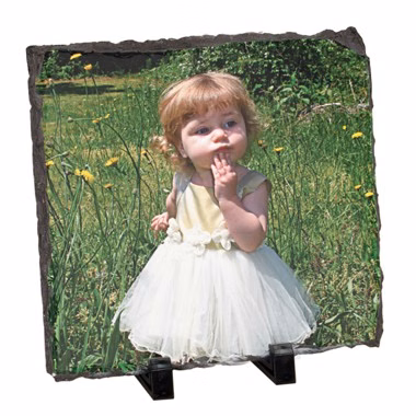 Full Color Matte Rectangular Stone Frame (5.5" x 5.5")
