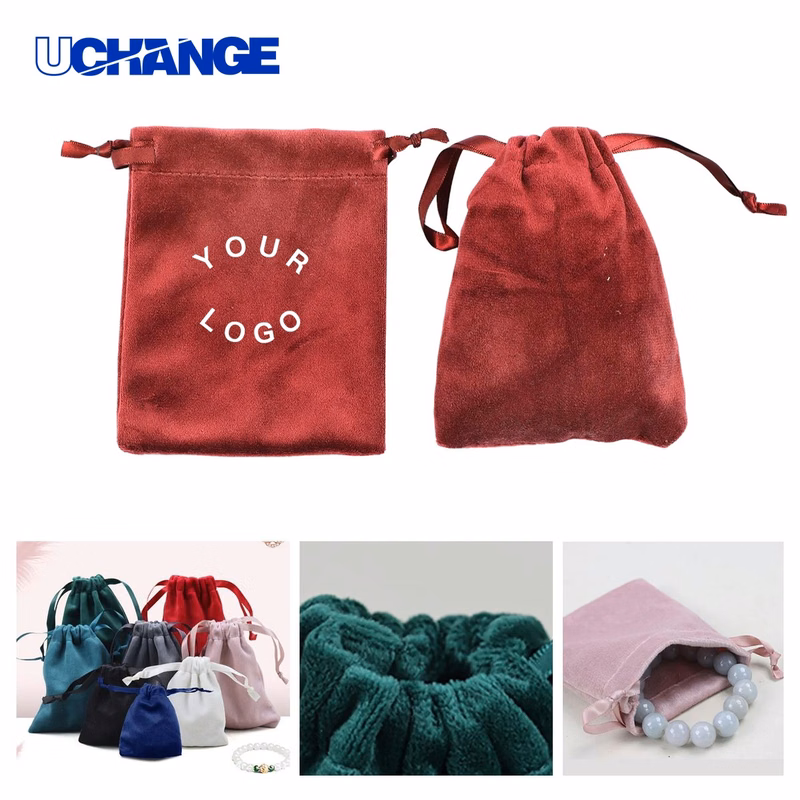 Satin Drawstring Bag for Jewelry and Accessories Pouch