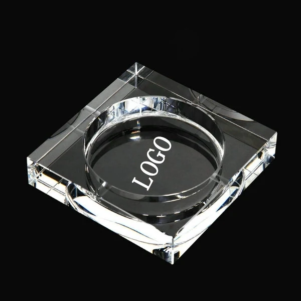 High Quality Crystal Square Ashtray 1