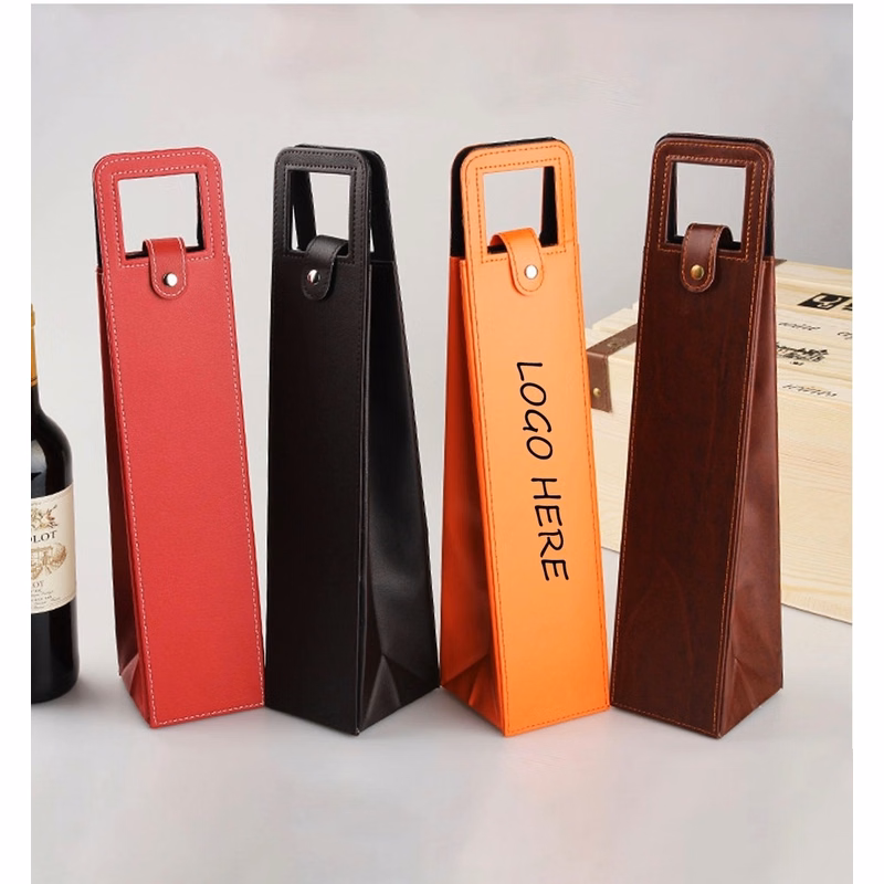 Leatherette Wine Bottle Bag