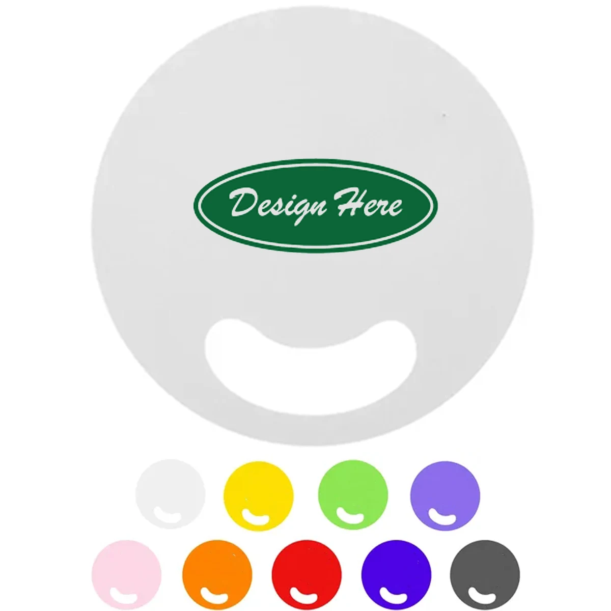 Double-Sided Advertising Plastic Fan 1