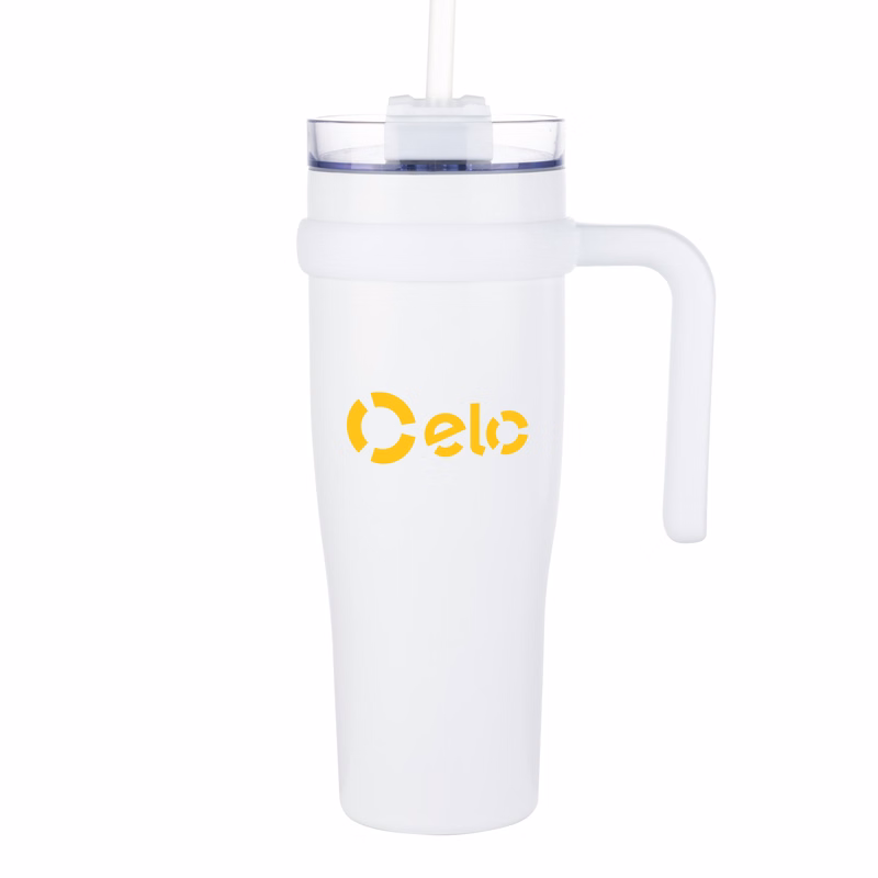 Aralia Tumbler w/Handle & Straw Lid - 30oz