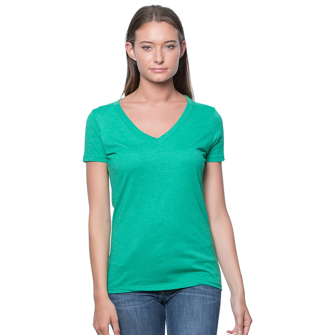 Women's 50/50 Blend V-Neck 1