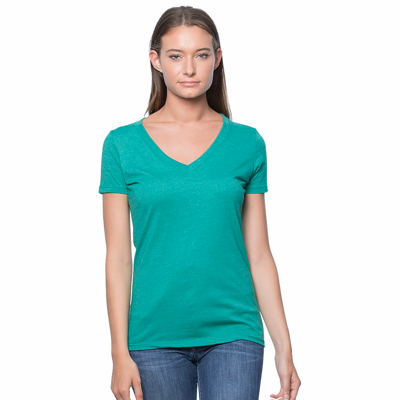 Women's 50/50 Blend V-Neck