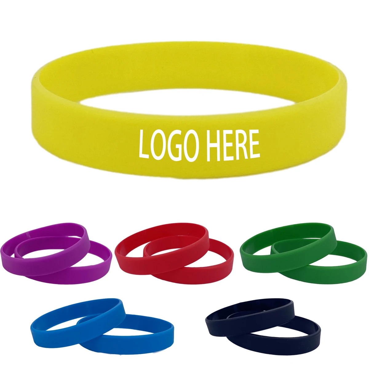 Colored Silicone Wristbands 1