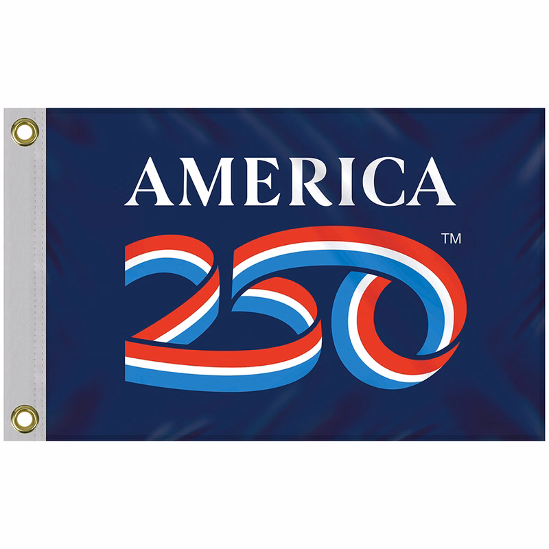 12" X 18" AMERICA 250TH OUTDOOR NYLON FLAG