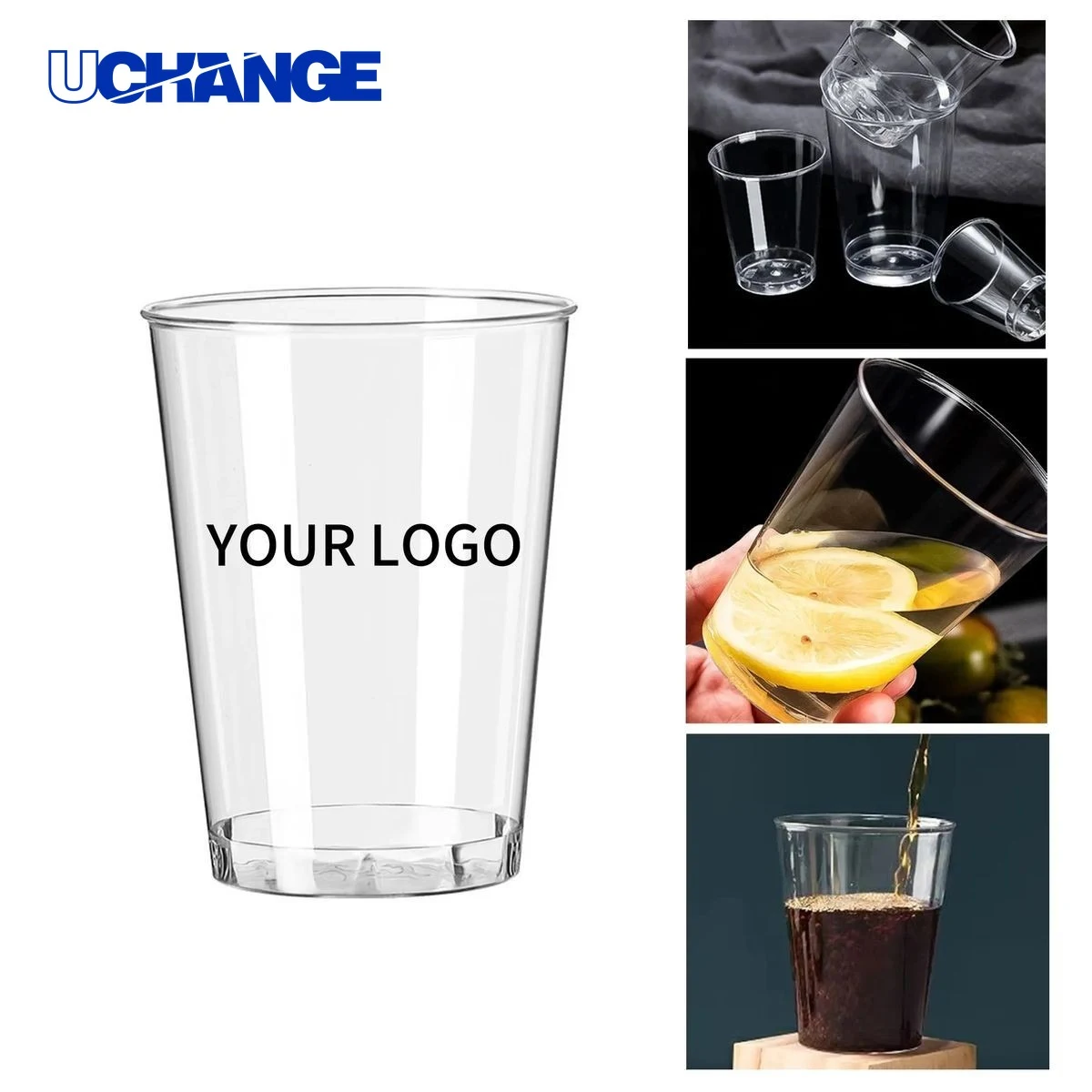 Plastic Drinking Cup 10oz with Logo 1