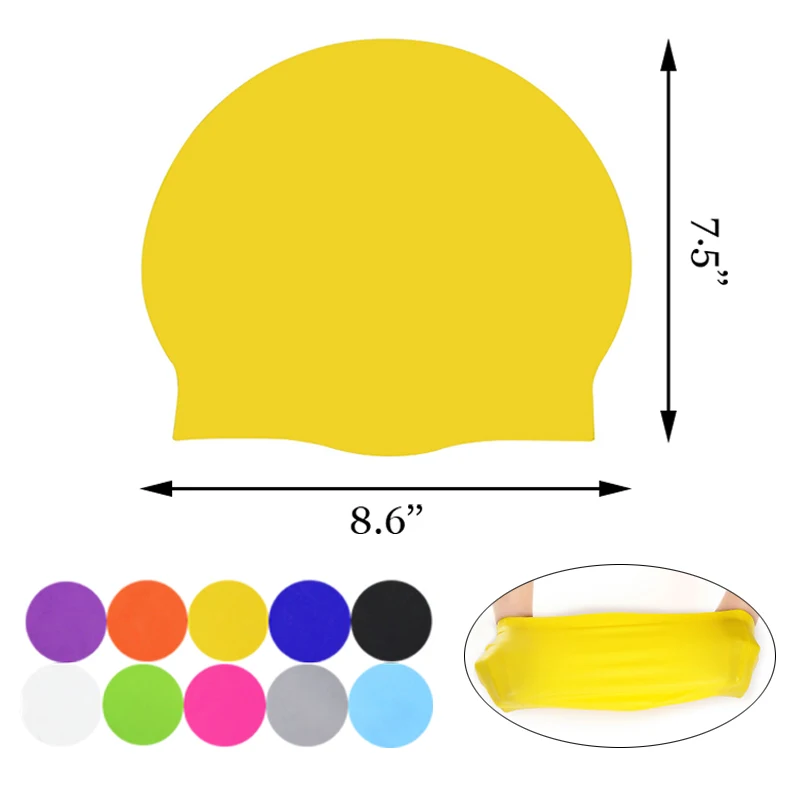 Silicone Swimming Caps For Adult 1
