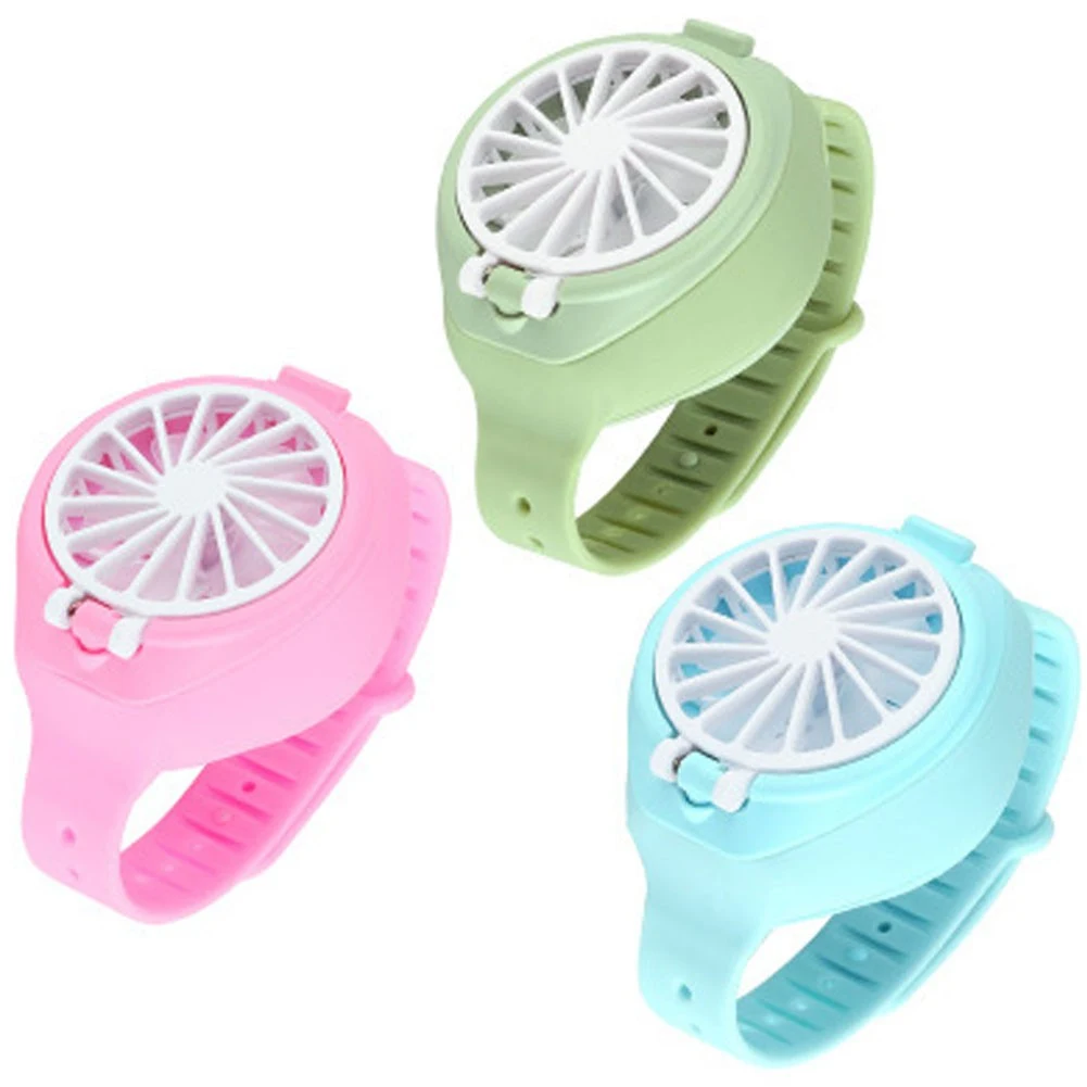 Mini Watch Handheld Portable Fan With Wrist Strap 1