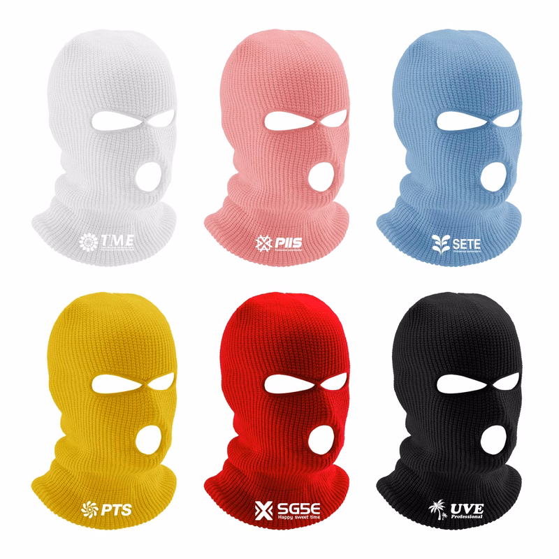 3-Hole Knit Ski Hat