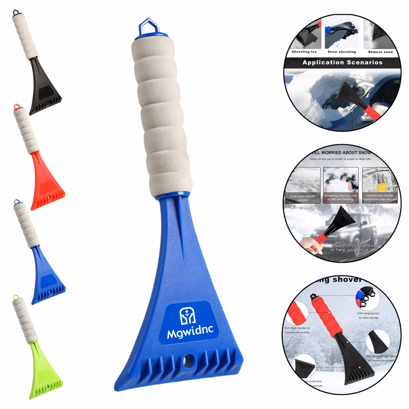 Car Snow Scraper- Winter Ice and Snow Removal Tool for Windshield