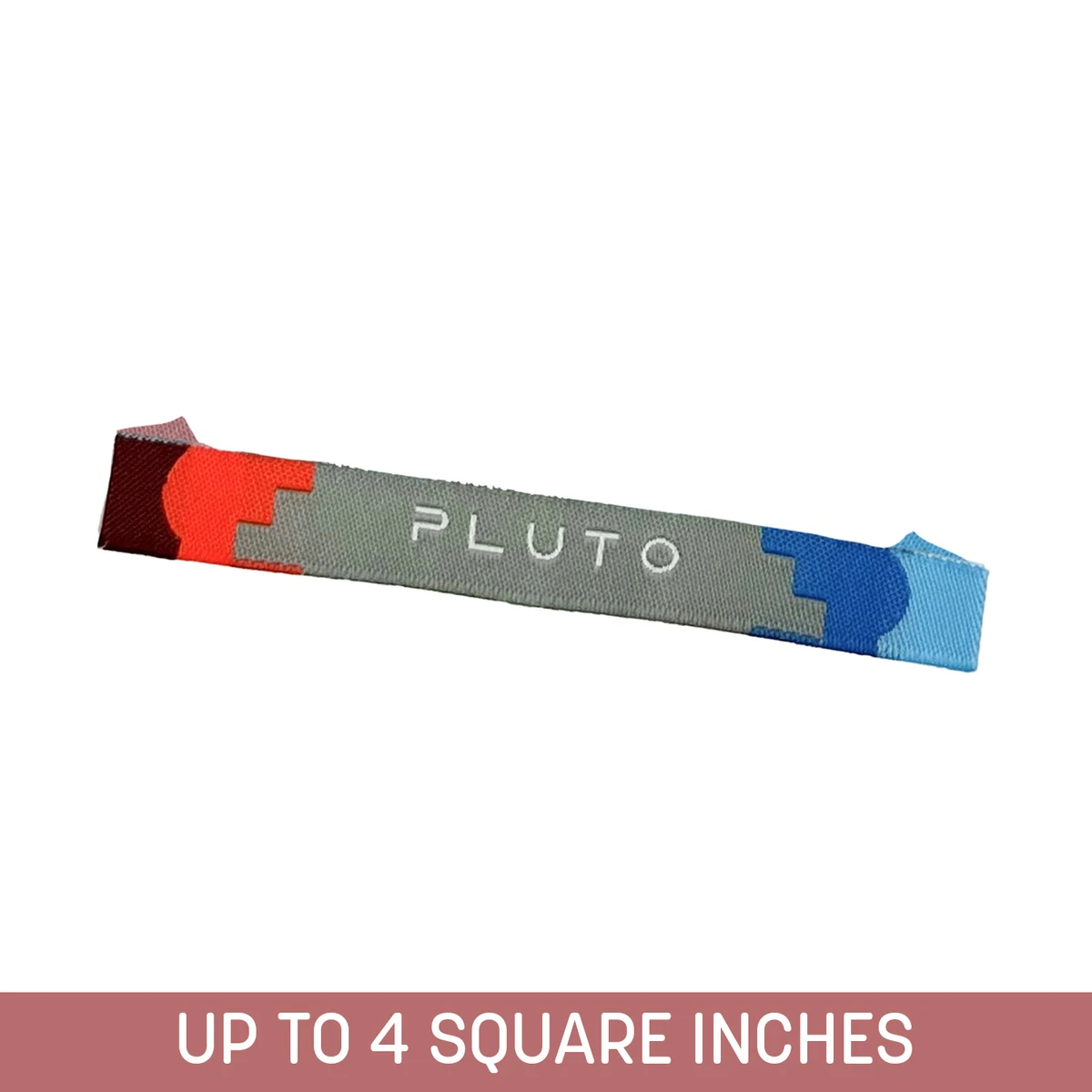 Woven Label (End Fold) Up To 4 Sq. Inches 1