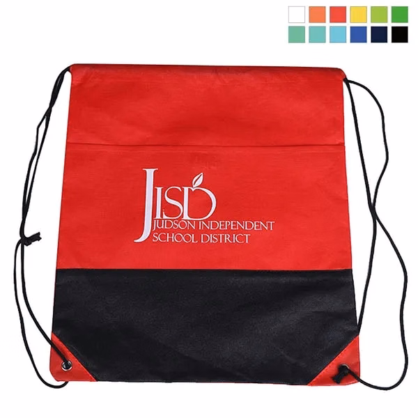 Non-Woven Two-Tone Drawstring Sports Pack