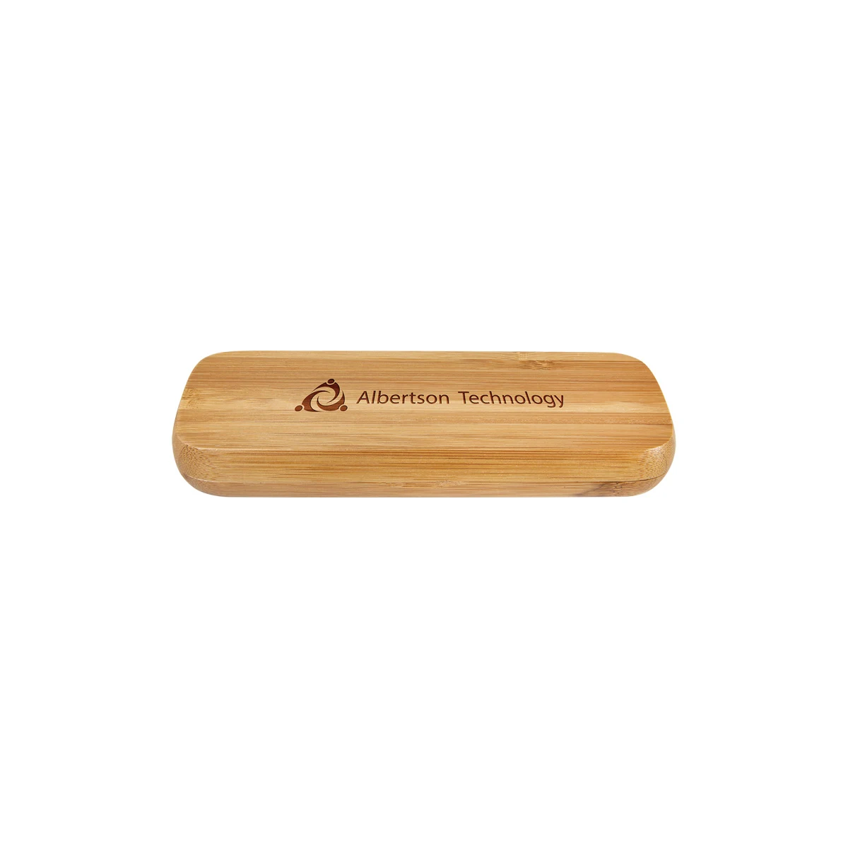 6 3/4" x 2 1/8" Bamboo Single Pen Case 1