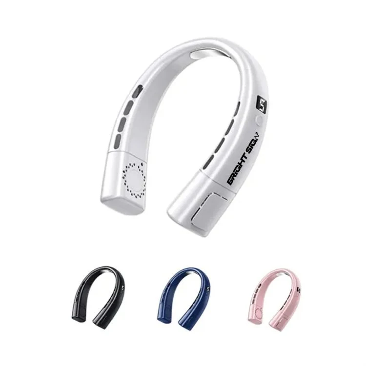 5-Speed Neck Fan with Power Display & LED Light 1