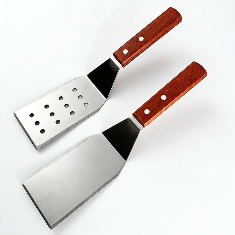 Stainless Steel Spatula With Wooden Handle 1