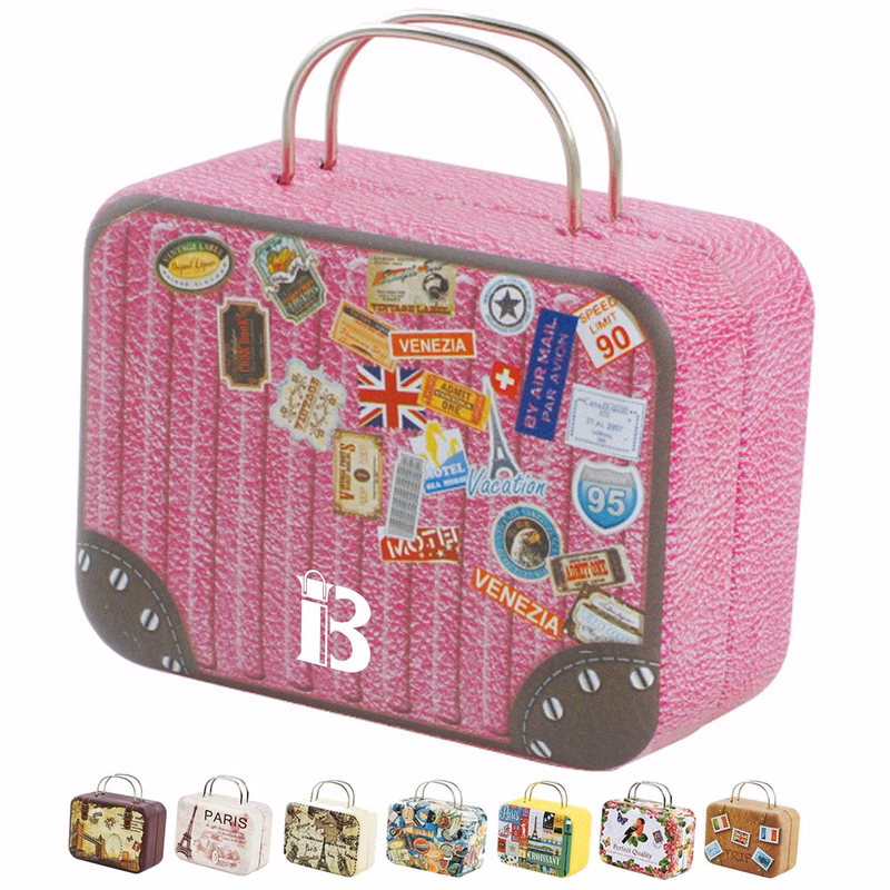 Vintage Travel Case - Mini Ferrero Box & Eyelash Holder Pair