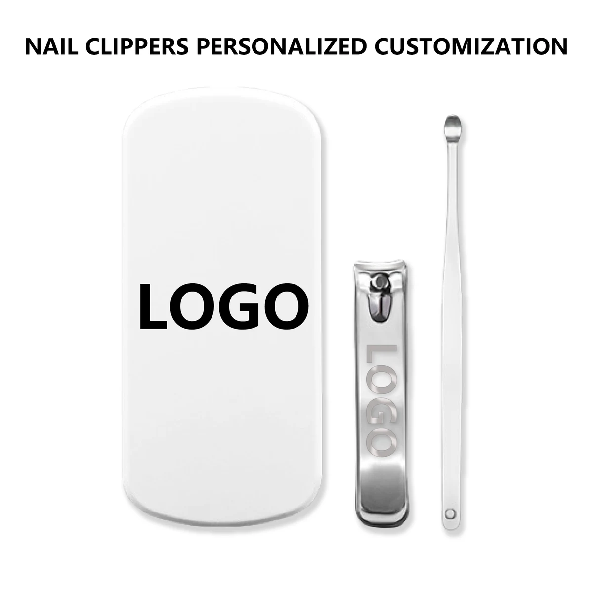 Portable Stainless Steel Nail Clippers Set 1