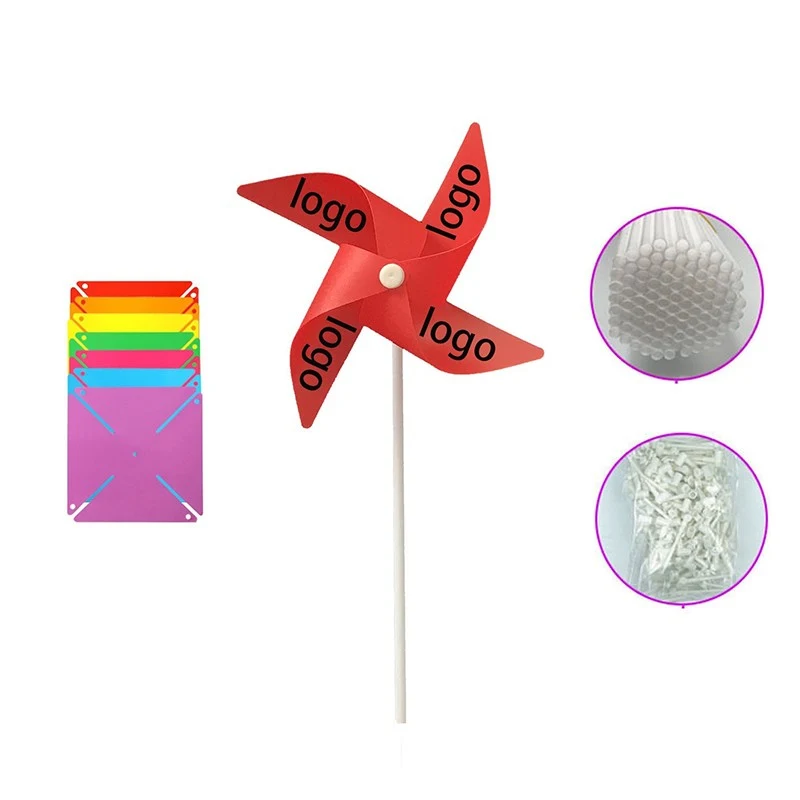 4 Leaves Plastic Promo Pinwheel With Stick 1