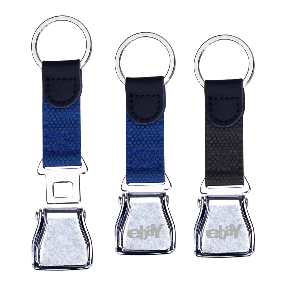 Airplane Seatbelt Buckle Key Ring 1