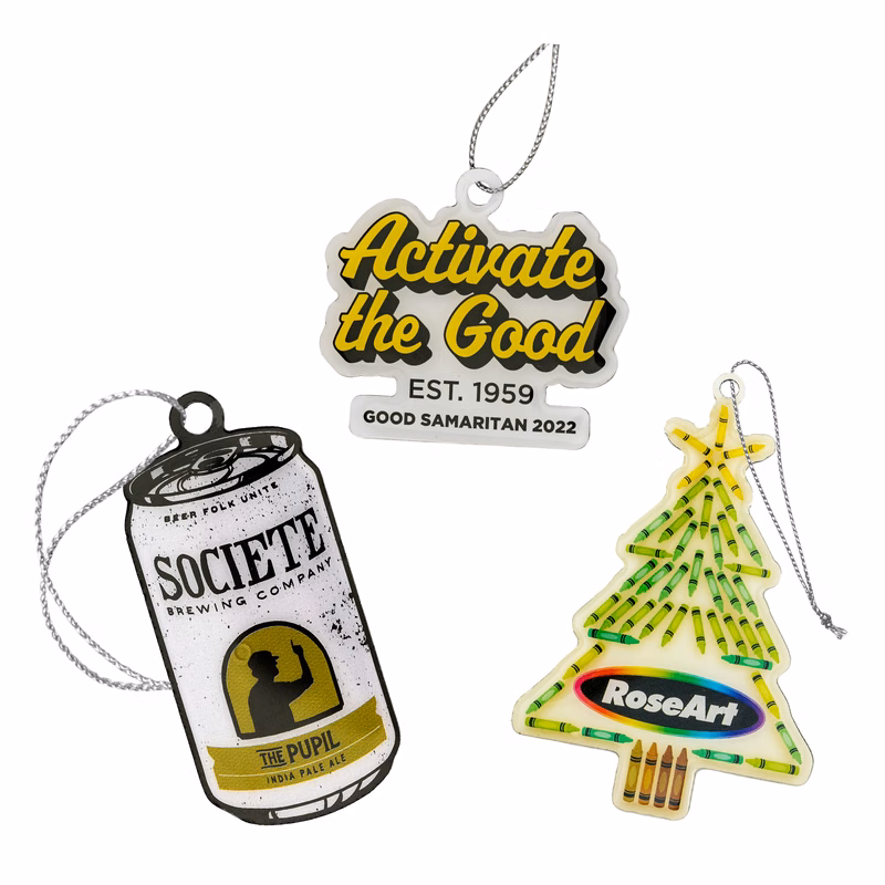 Custom Litho Holiday Ornament (2-1/2")
