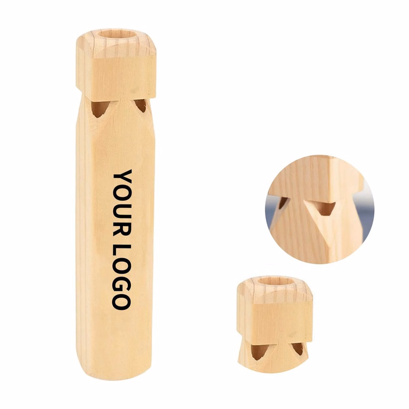Wooden 7.5 Inch Train Sound Whistle Toy