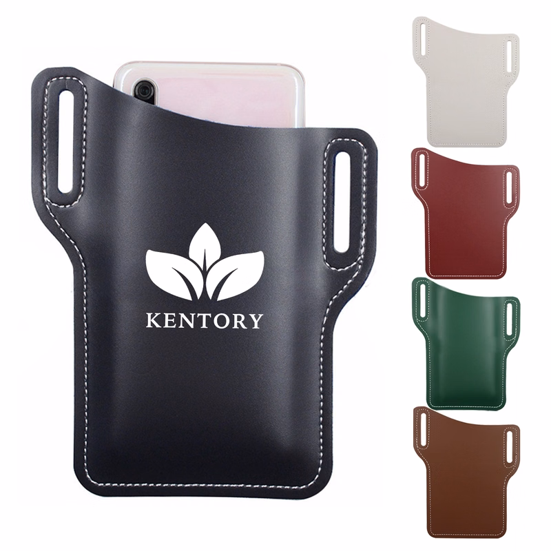 Pu Phone Holster Wasit Pouch Holder