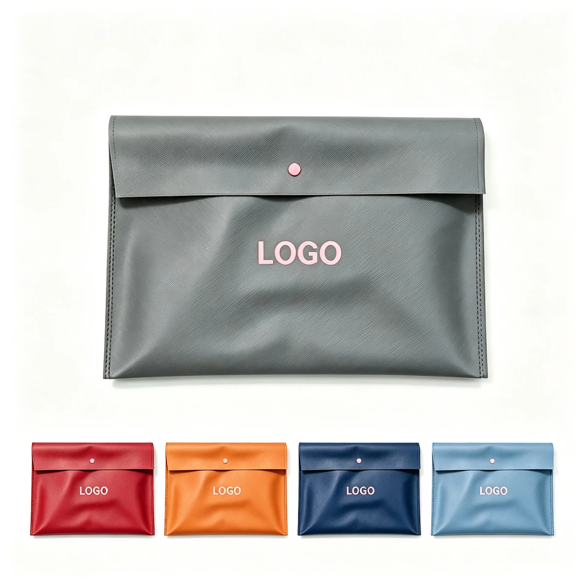 Snap Button Non Woven Clothing Bag 1