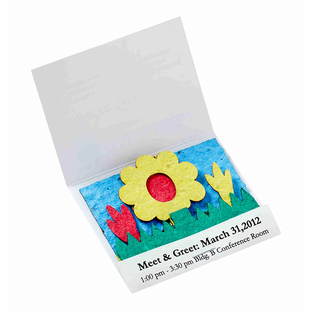 Wildflower Scene Seed Paper Matchbook 1