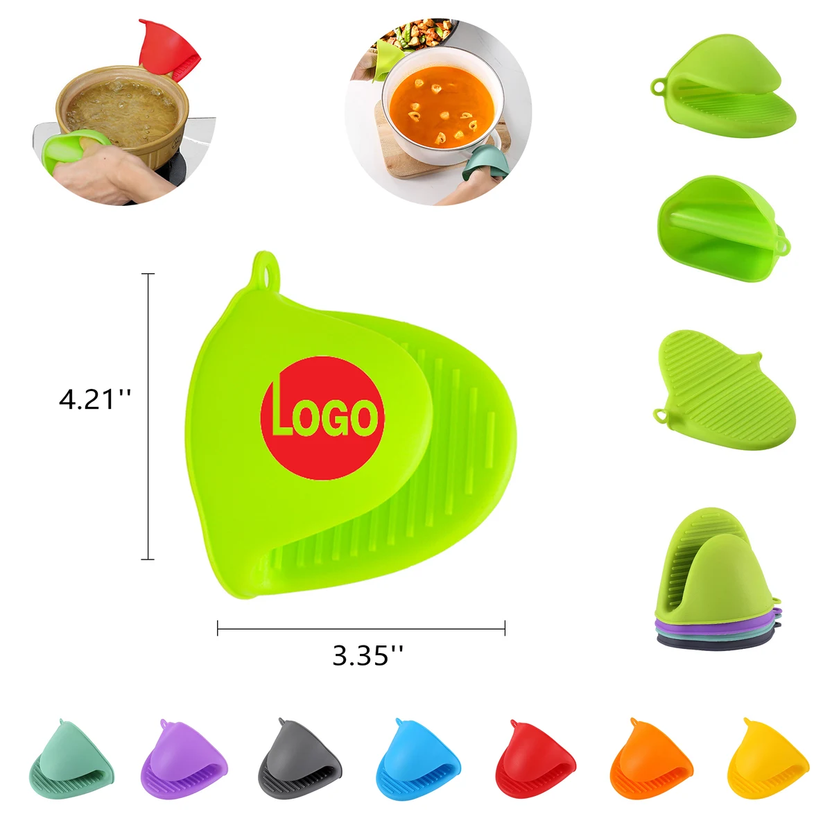 Silicone Heat Resistant Mitts MOQ 50PCS 1