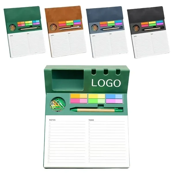 PU Leather Magnetic Notepad 1