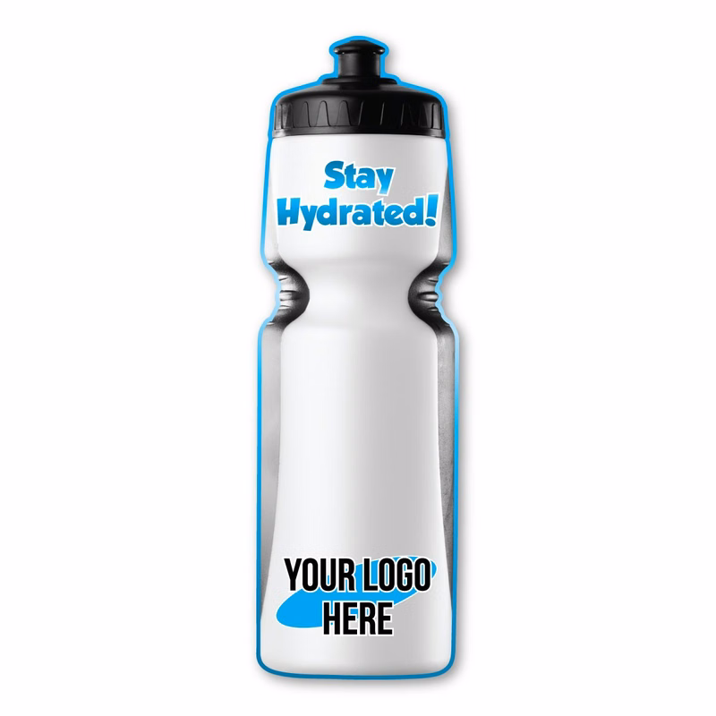 Water Bottle Magnet - 3" x 9.5" - 20 mil