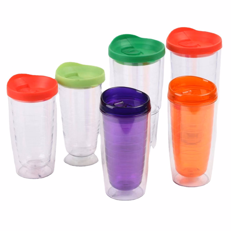 Clear Insulated Tumbler with Lid