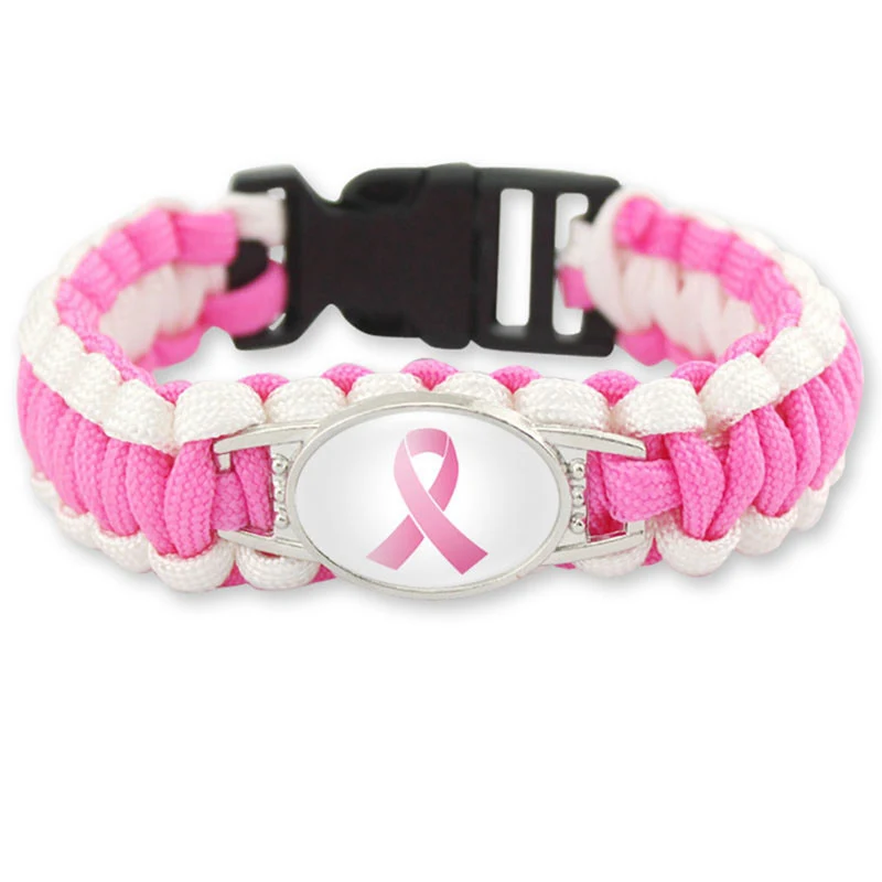 Breast Cancer Awareness Paracord Bracelet 1