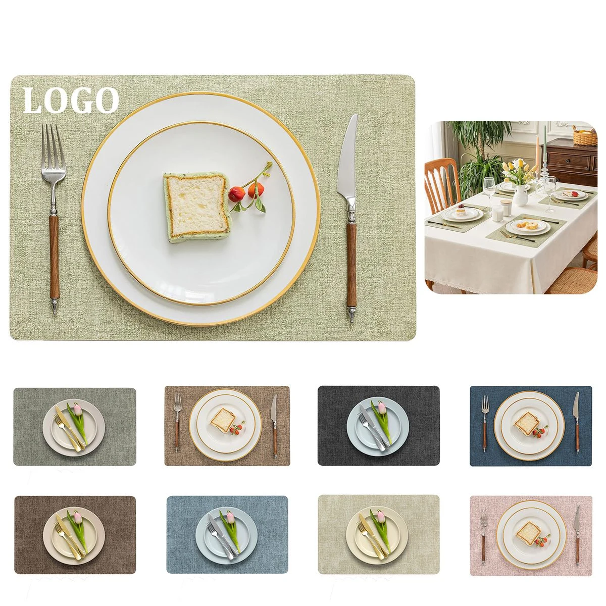 PU Leather Placemats 1