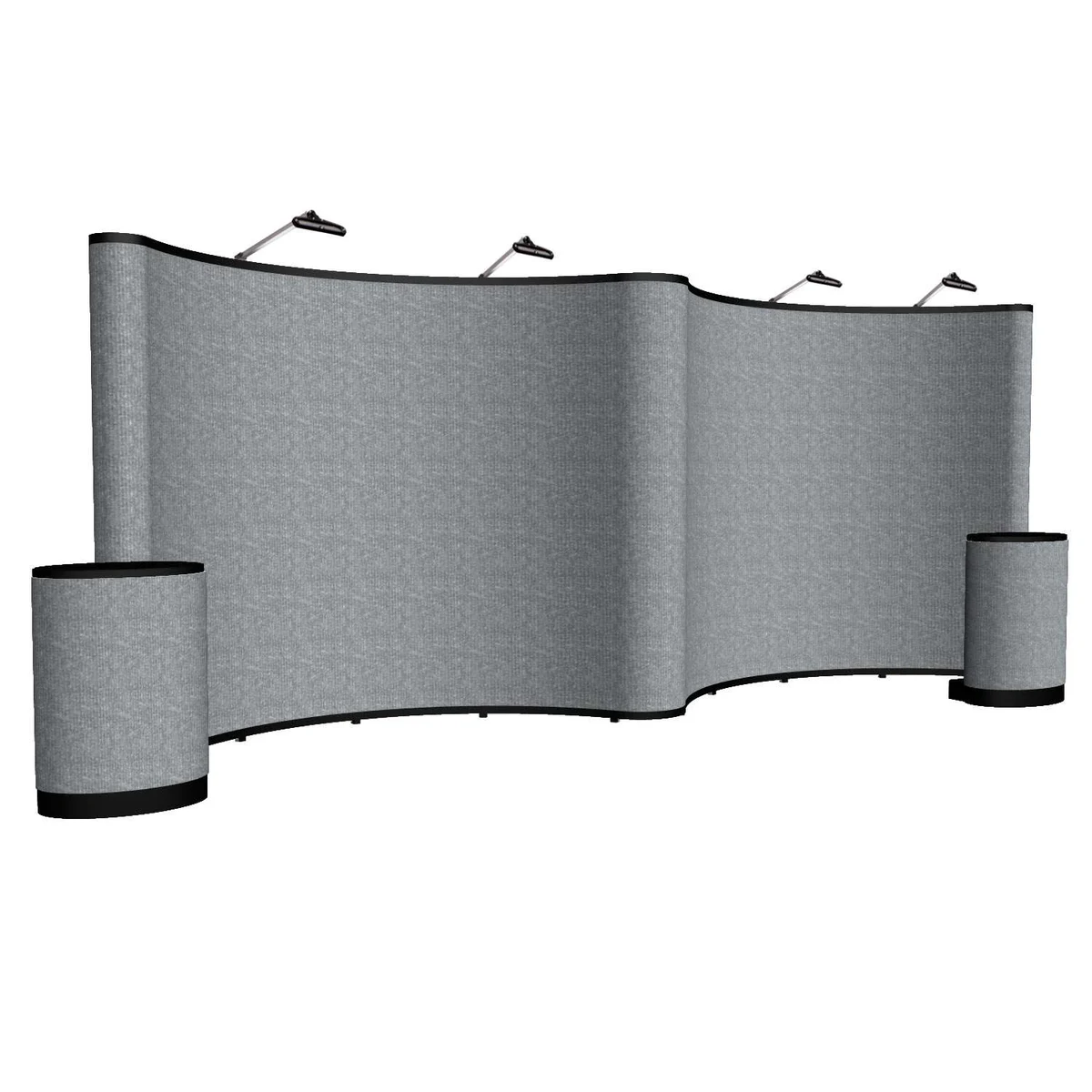 20' Gullwing Show 'N Rise Floor Display Kit (Fabric) 1